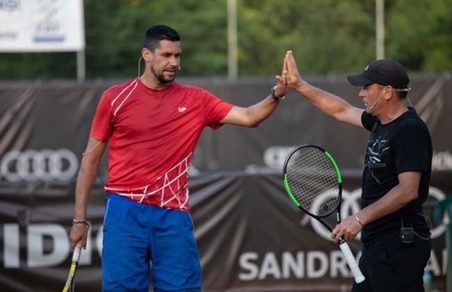 Andrei Pavel, Victor Hănescu, Marius Copil and Adrian Ungur - 5-star demonstration match at Concord Iași Open 2021.