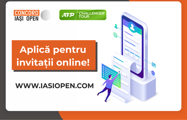 Astăzi este ultima zi în care cei care au aplicat pentru invitații la prima ediție „Concord Iași Open” încă sunt privilegiați. 