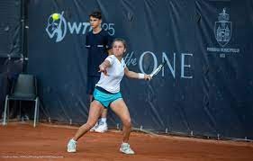 Polish Maja Chwalinska, the third quarter-finalist at the BCR Iași Open