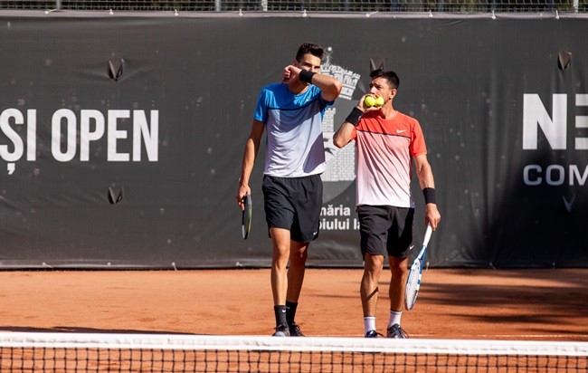 Vlad Cornea and Alexandru Jecan, in the quarterfinals of the doubles match at the "Concord Iași Open". Cezar Cretu and Filip Jianu lose both singles and doubles. Schedule for Thursday, September 17